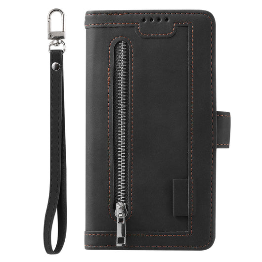 Funda de Cuero para Celular con 9 Compartimentos y Cierre - Image 48