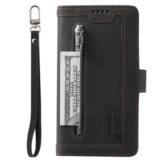 Funda de Cuero para Celular con 9 Compartimentos y Cierre - Image 49
