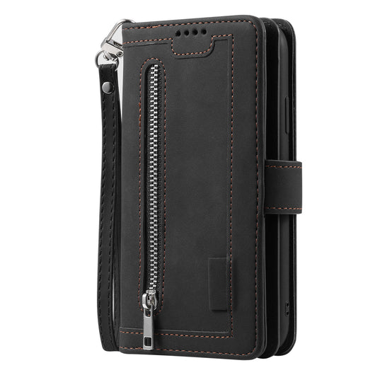 Funda de Cuero para Celular con 9 Compartimentos y Cierre - Image 52