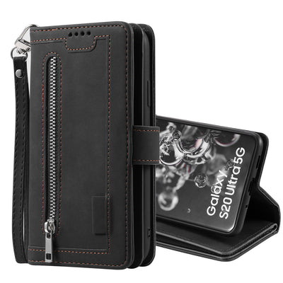 Funda de Cuero para Celular con 9 Compartimentos y Cierre - Image 58