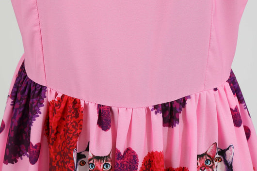 Vestido Columpio con Estampado de Corazón - Diseño Elegante para San Valentín - Image 19