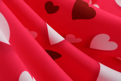 Vestido Columpio con Estampado de Corazón - Diseño Elegante para San Valentín - Image 35