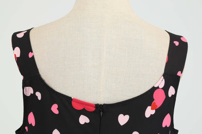 Vestido Columpio con Estampado de Corazón - Diseño Elegante para San Valentín - Image 47