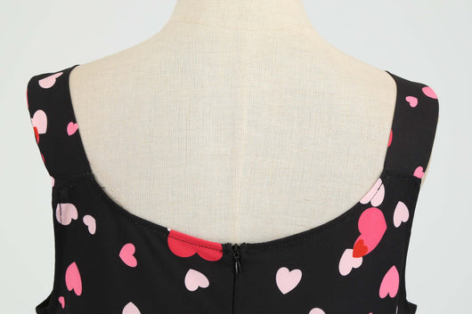 Vestido Columpio con Estampado de Corazón - Diseño Elegante para San Valentín - Image 47
