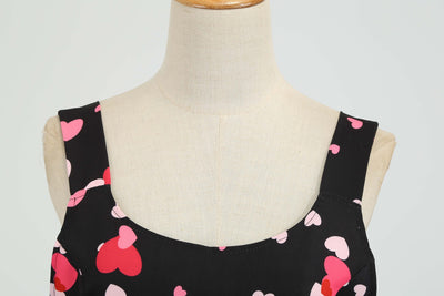 Vestido Columpio con Estampado de Corazón - Diseño Elegante para San Valentín - Image 48