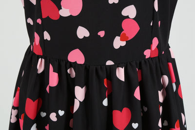 Vestido Columpio con Estampado de Corazón - Diseño Elegante para San Valentín - Image 49