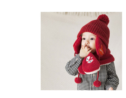 Conjunto de Gorro y Bufanda Polar para Niños - Image 17