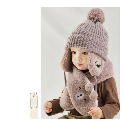 Conjunto de Gorro y Bufanda Polar para Niños - Image 24
