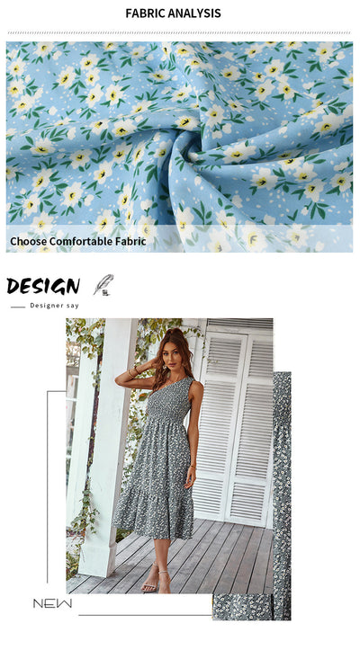 Falda Columpio Estampada con Chaleco de Moda para Verano - Image 7