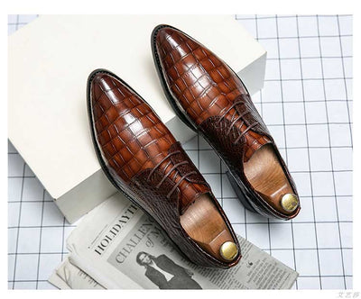 Zapatos de Cuero Formal Puntiagudo para Hombre - Elegancia Profesional - Image 7