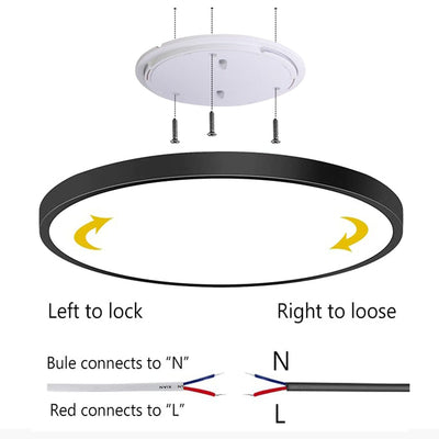 Lámpara de Techo LED Slim Regulable con Control de Perilla - Image 18