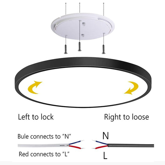 Lámpara de Techo LED Slim Regulable con Control de Perilla - Image 18