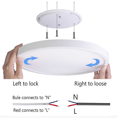 Lámpara de Techo LED Slim Regulable con Control de Perilla - Image 19