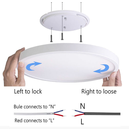 Lámpara de Techo LED Slim Regulable con Control de Perilla - Image 19