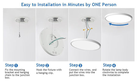 Lámpara de Techo LED Slim Regulable con Control de Perilla - Image 20