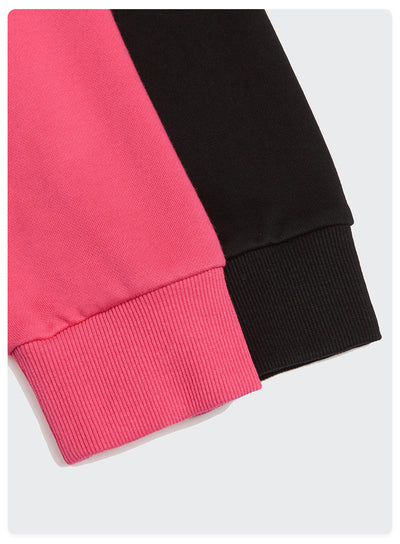 Sudadera de Pareja con Estampado Corazón Foam - Cuello Redondo y Puño Acanalado - Image 13