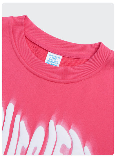 Sudadera de Pareja con Estampado Corazón Foam - Cuello Redondo y Puño Acanalado - Image 14