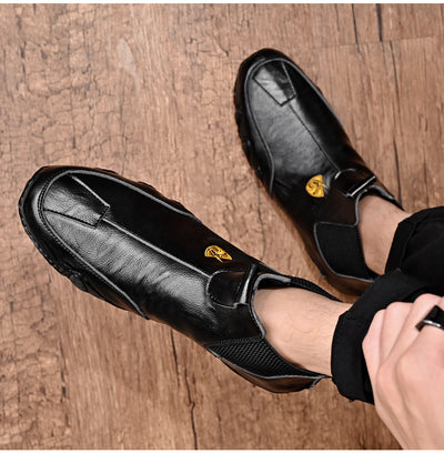 Zapatos Casuales Cálidos para Hombre de Cuero - Botines Tipo Mocasín - Image 11