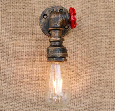 Lámpara de Pared Estilo Industrial Tubería de Agua para Hotel, Loft y Dormitorio - Image 3