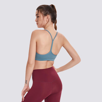 Sujetador Deportivo Cross Back con Soporte Push Up para Yoga y Running - Image 12