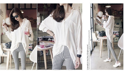 Leggings Houndstooth Seda Láctea - Image 7
