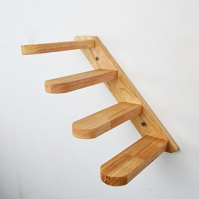 Escaleras y Plataformas para Gatos en Madera Sólida con Trampolines - Image 11