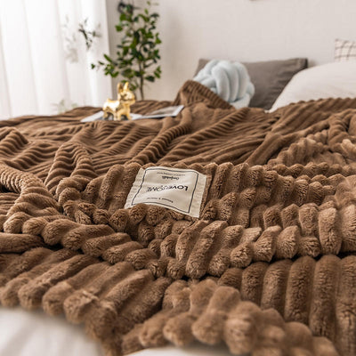 Manta de Microfibra Suave Coral Fleece - Colcha Individual Premium - Image 14
