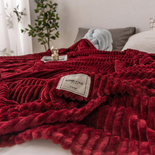 Manta de Microfibra Suave Coral Fleece - Colcha Individual Premium - Image 37