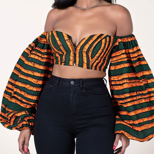 Blusa Estampada Cuello Redondo con Mangas Largas para Mujer - Image 11