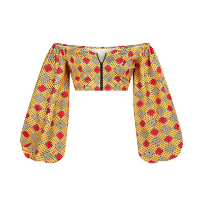 Blusa Estampada Cuello Redondo con Mangas Largas para Mujer - Image 12