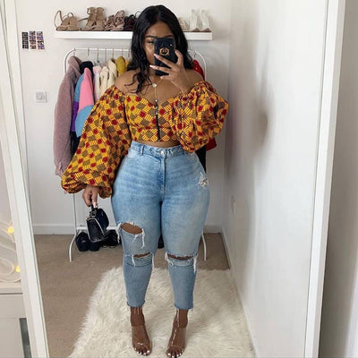 Blusa Estampada Cuello Redondo con Mangas Largas para Mujer - Image 16