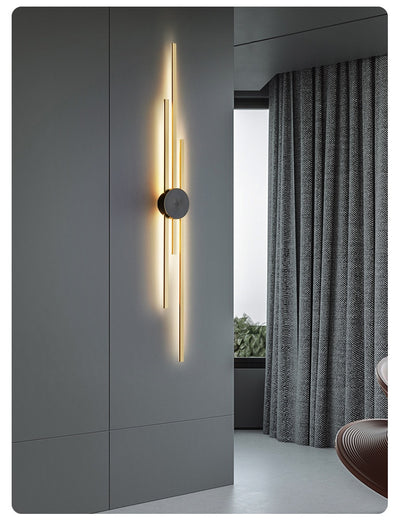 Lámpara de Pared Cobre Nordic Lujo para Sala y Pasillo - Image 14