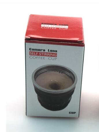 Taza Mezcladora Automática con Diseño de Lente de Cámara - 300ml Acero Inoxidable - Image 6