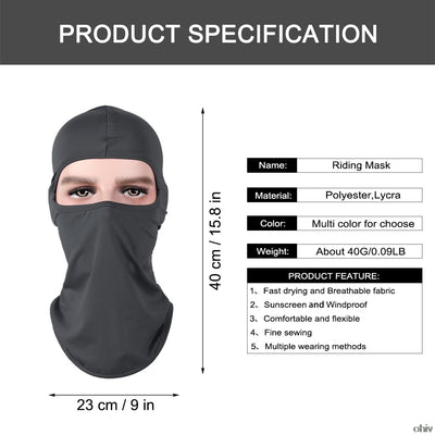 Máscara Protectora Resistente al Viento para Hombre - Image 15