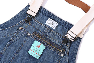 Jeans Holgados Tipo Daddy con Tirantes Estilo Japonés Street - Image 13