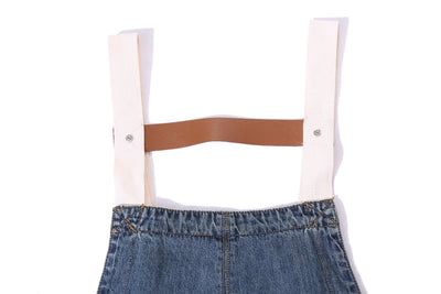 Jeans Holgados Tipo Daddy con Tirantes Estilo Japonés Street - Image 15