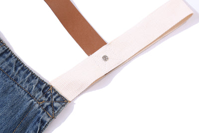Jeans Holgados Tipo Daddy con Tirantes Estilo Japonés Street - Image 16