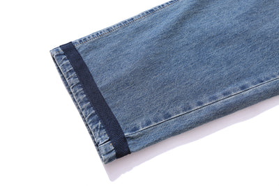 Jeans Holgados Tipo Daddy con Tirantes Estilo Japonés Street - Image 24