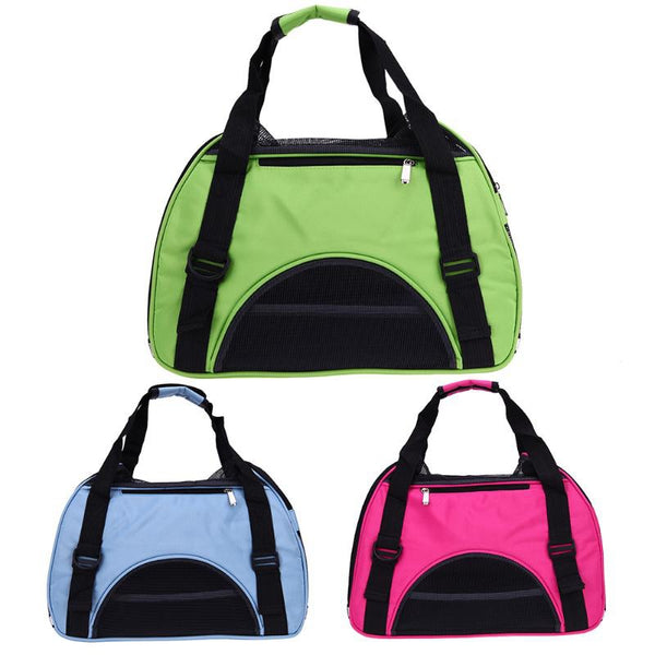 Mochila Transportadora para Mascotas - Bolsa de Viaje Portátil para Perros, Gatos y Conejos
