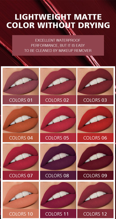 Set de 24 Labiales Líquidos Mate Resistentes al Agua - Image 12