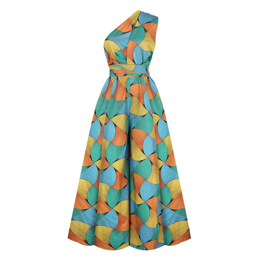 Jumpsuit Estilo Africano con Estampado Digital y Tirantes Ajustables - Image 23