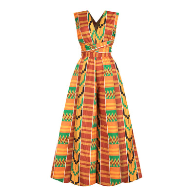 Jumpsuit Estilo Africano con Estampado Digital y Tirantes Ajustables - Image 29