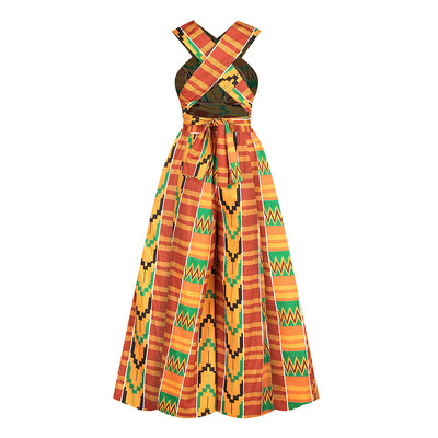 Jumpsuit Estilo Africano con Estampado Digital y Tirantes Ajustables - Image 32