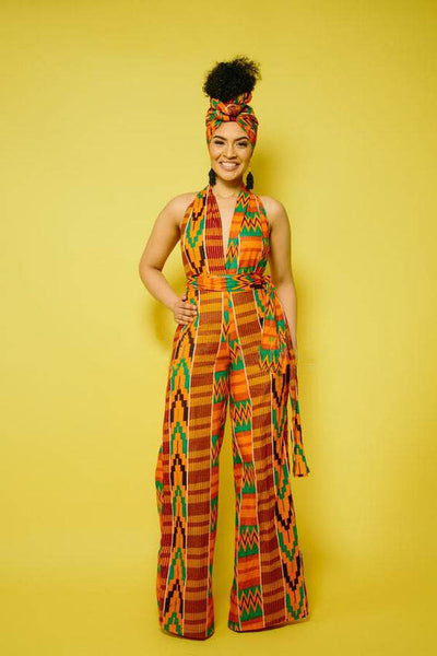 Jumpsuit Estilo Africano con Estampado Digital y Tirantes Ajustables - Image 37