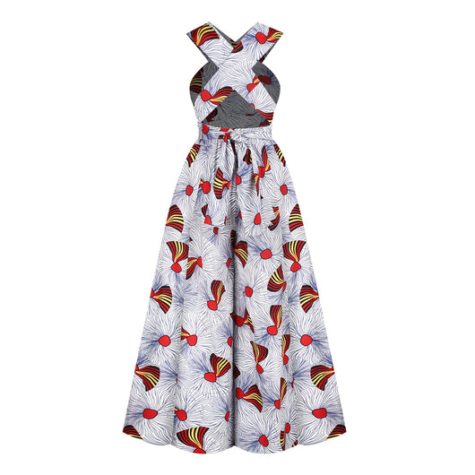 Jumpsuit Estilo Africano con Estampado Digital y Tirantes Ajustables - Image 43