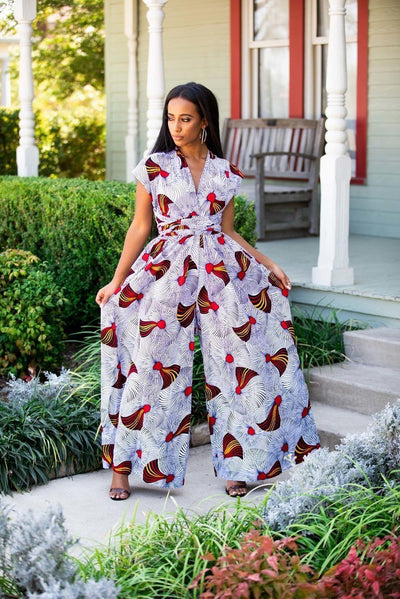 Jumpsuit Estilo Africano con Estampado Digital y Tirantes Ajustables - Image 48