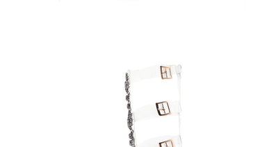 Sandalias Romanas Transparentes Talla Grande con Hebilla Hueca - Image 10