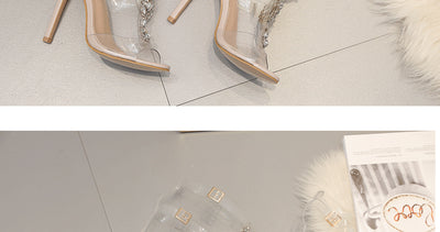 Sandalias Romanas Transparentes Talla Grande con Hebilla Hueca - Image 25