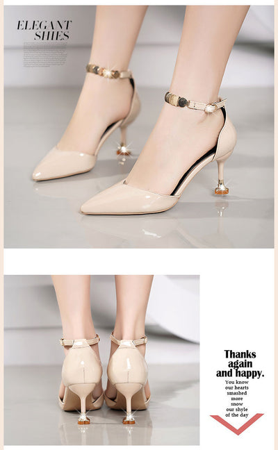Sandalias de Tacón Alto Fino con Punta Aguda para Mujer - Image 13