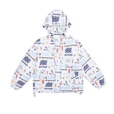 Chaqueta de Algodón Estampada con Letras de Dibujos Animados para Hombre - Image 7
